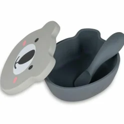 Set bol à ventouse et cuillère en silicone Koala