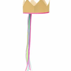 Set couronne et baguette magique Or