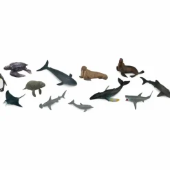 Set de 12 Animaux Marins (7-11 cm)