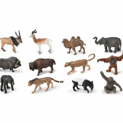 Set de 12 Animaux Sauvages (7-11 cm)