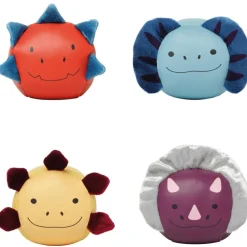 Set de 4 balles doudous Les Doodballs Les Amis Dinos