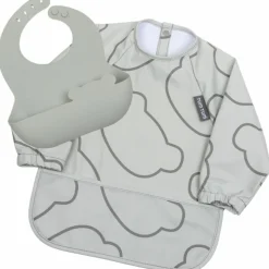 Set de 2 bavoirs Gris