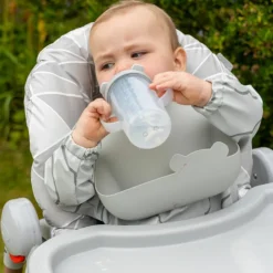 Set de 2 bavoirs Gris