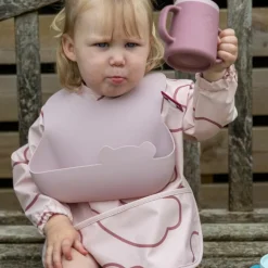 Set de 2 bavoirs Rose