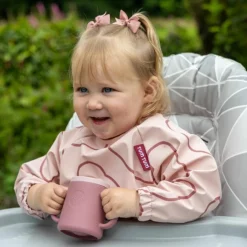 Set de 2 bavoirs Rose