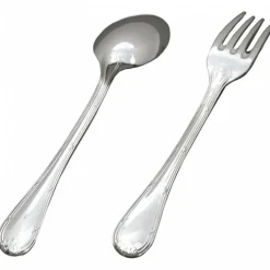 Set de 2 couverts bébé Louis XVI personnalisable dans son coffret (métal argenté)