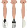 Set de 3 couverts en silicone Mrs. Cat (3 pièces)