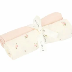 Set de 2 langes en gaze de coton Fairy Blossom-Blossom (70 x 70 cm)