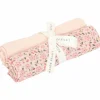 Set de 2 langes en gaze de coton Fairy Floral-Blossom (70 x 70 cm)