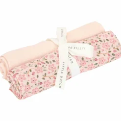 Set de 2 langes en gaze de coton Fairy Floral-Blossom (70 x 70 cm)