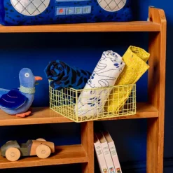 Set de 3 langes imprimés Puce et Pilou (70 x 70 cm)