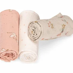 Set de 3 langes La petite école de danse (personnalisable)