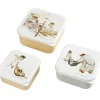 Set de 3 lunch box Ernest et Célestine
