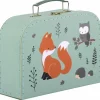Set de 2 valisettes de rangement Amis de la forêt