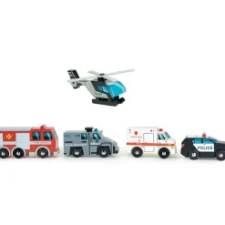 Set de 5 véhicules d'urgences