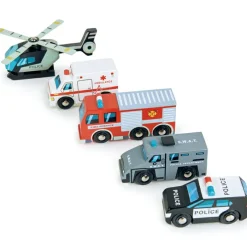 Set de 5 véhicules d'urgences