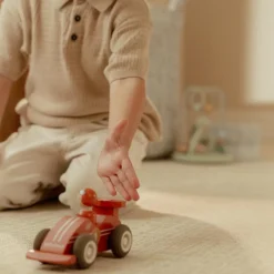 Set de 2 voitures de course en bois