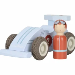 Set de 2 voitures de course en bois