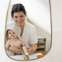 Set de bain Mini nous Sable (70 x 70 cm)