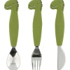 Set de couverts en silicone Mr. Dino (3 pièces)