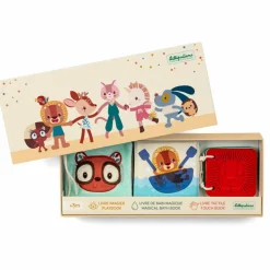 Set de naissance 3 livres sensoriels Jungle