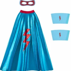 Set de superhero Bleu (4-10 ans)