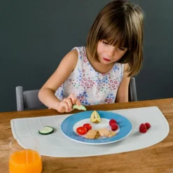 Set de table Arc-en-ciel Gris clair