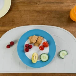 Set de table Arc-en-ciel Gris clair