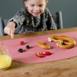 Set de table Arc-en-ciel Vieux rose