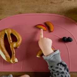 Set de table Arc-en-ciel Vieux rose