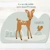 Set de table Biche Edgar personnalisable