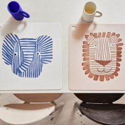 Set de table en silicone Erik l'éléphant