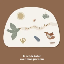 Set de table Lili Rose personnalisable