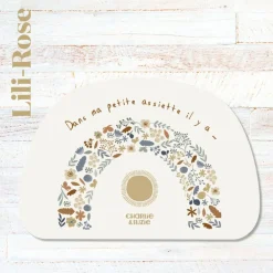 Set de table Rainbow Lili Rose personnalisable