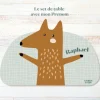 Set de table Renard Edgar personnalisable