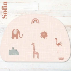 Set de table Sofia Animaux personnalisable