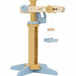 Set grue et chantier de construction en bois