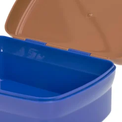 Set lunchbox et gourde Little Gang Caramel-blue