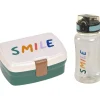Set lunchbox et gourde Little Gang Ocean green