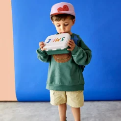 Set lunchbox et gourde Little Gang Ocean green