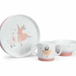 Set vaisselle porcelaine La petite école de danse