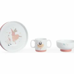 Set vaisselle porcelaine La petite école de danse