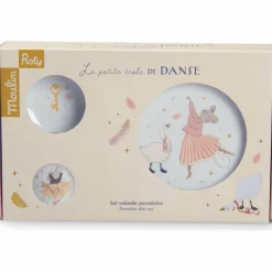 Set vaisselle porcelaine La petite école de danse