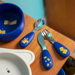 Set vaisselle silicone Puce et Pilou