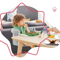 Siège de table nomade bleu