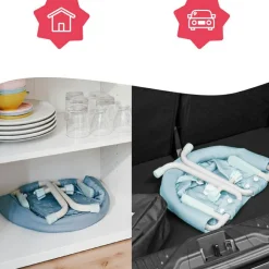 Siège de table nomade bleu