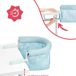 Siège de table nomade bleu