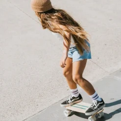 Skateboard bleu vert