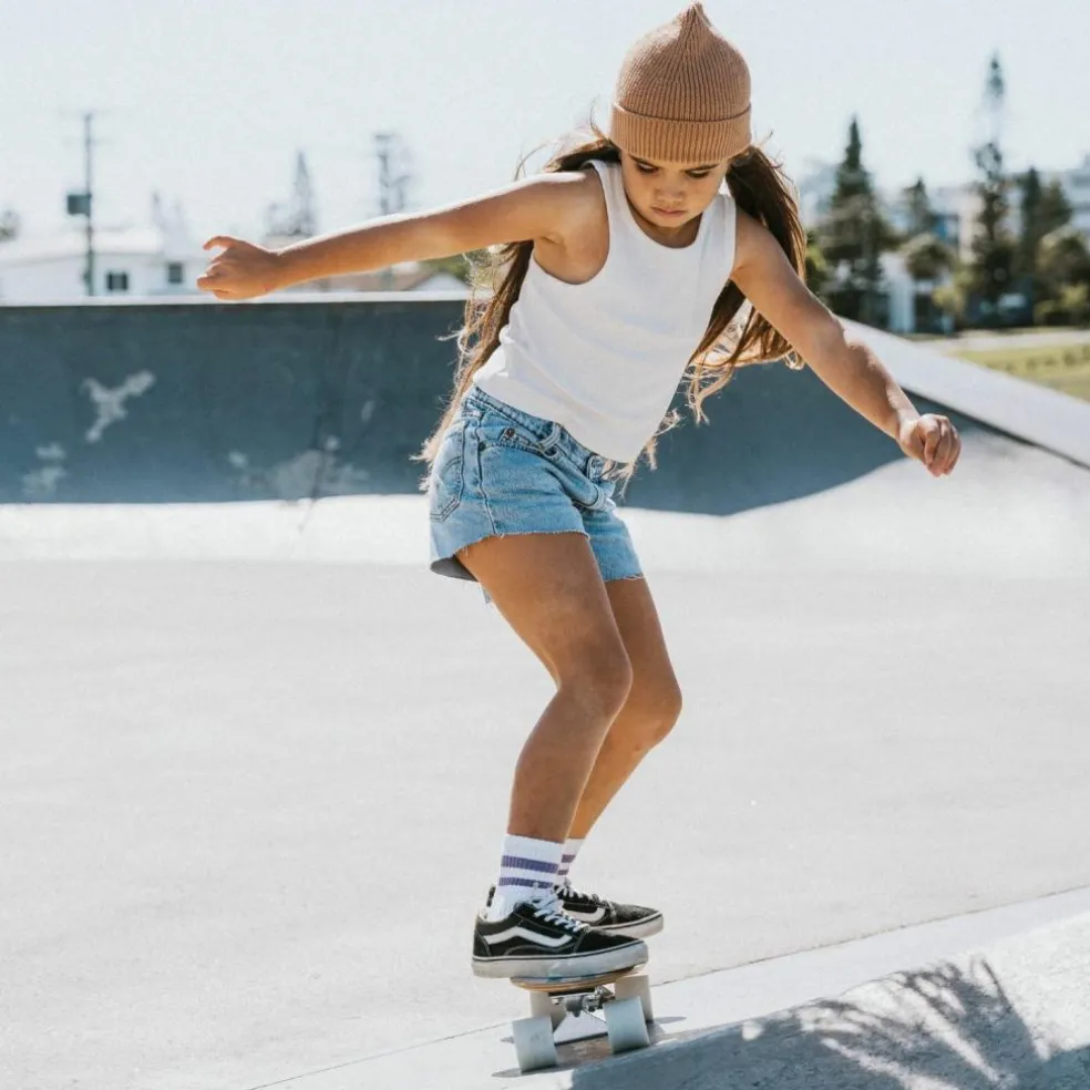 Skateboard bleu vert