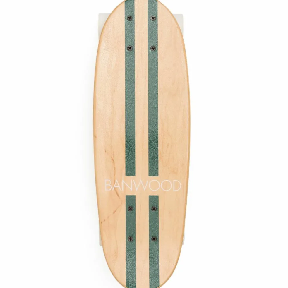 Skateboard bleu vert